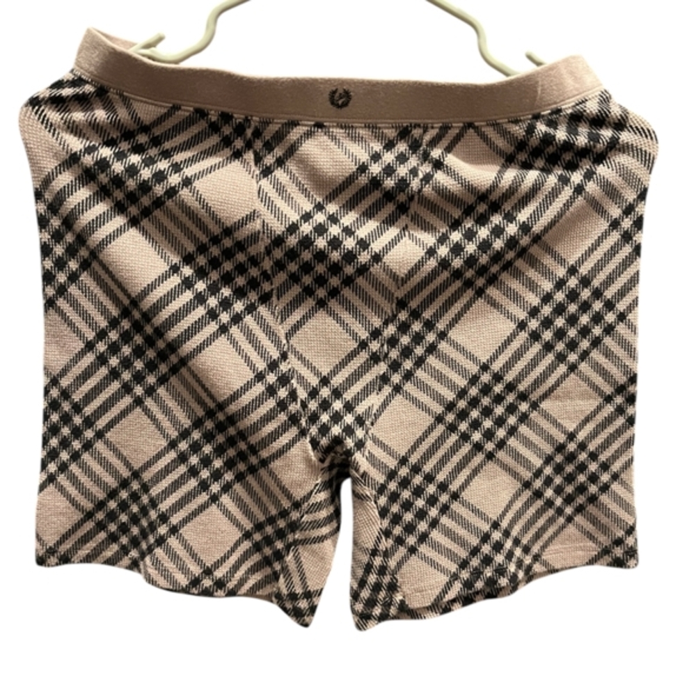 $28 Victoria's Secret Beige and Black Plaid Shorts